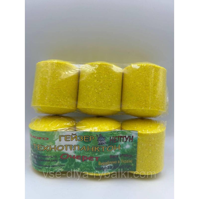 Технопланктон Нептун Флуоро+гейзер - Очерет-195г