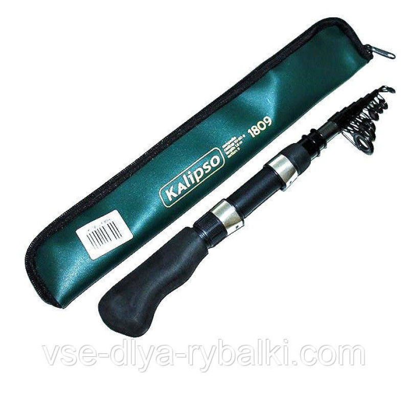 Спінінг kalipso 1,8 м в чохлі телескопічний 10-30