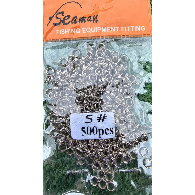 Заводні кільця 500шт № 5