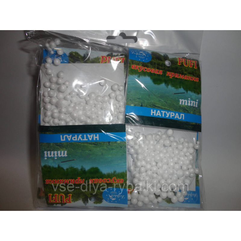 Ароматизована плаваюча насадка (пінопласт) Натурал міні