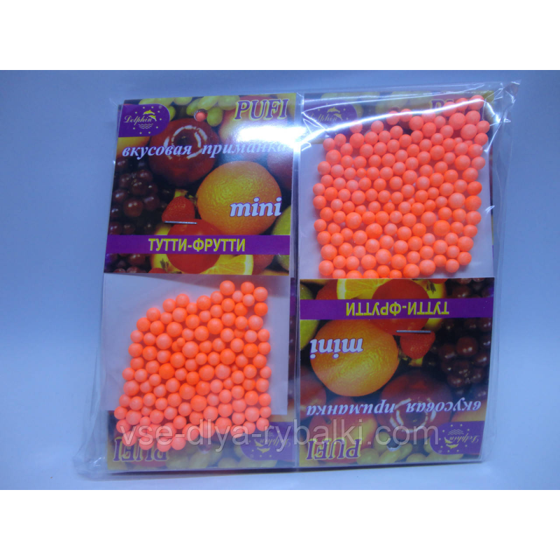 Ароматизована плаваюча насадка (пінопласт) Тутті-фрутті міні