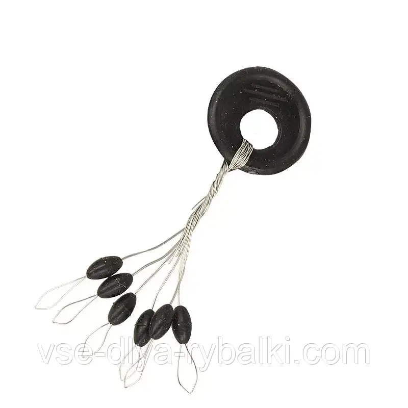 Стопор для поплавців 6 шт (100 шт. паковання/розмір L)